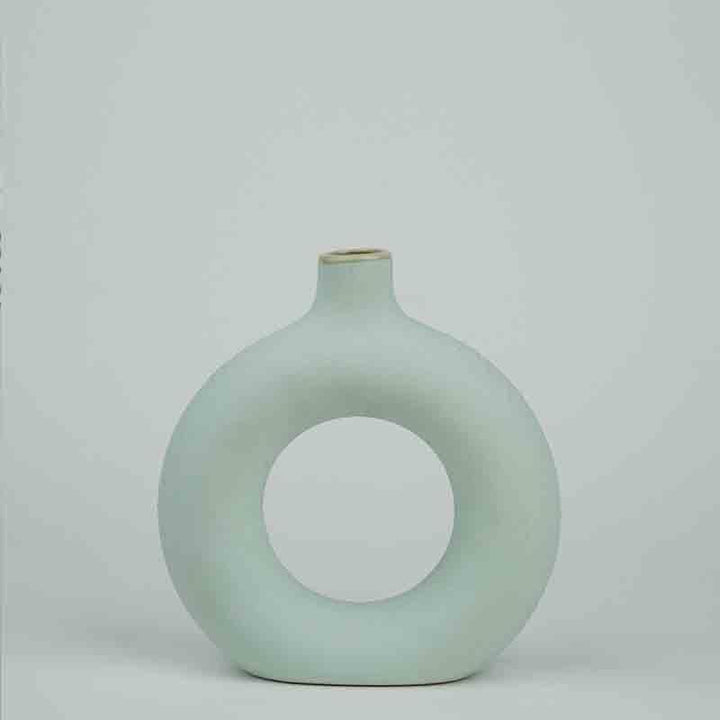 Buy Boho Donut Vase - Blue at Vaaree online | Beautiful Vase to choose from