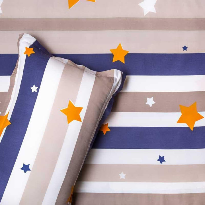 Buy Starry Nights Striped Bedsheet at Vaaree online | Beautiful Bedsheets to choose from