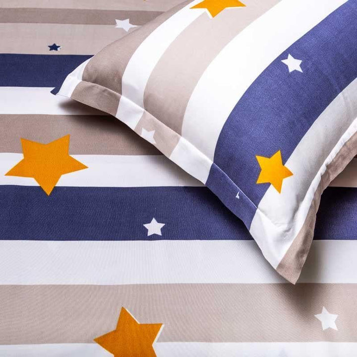 Buy Starry Nights Striped Bedsheet at Vaaree online | Beautiful Bedsheets to choose from
