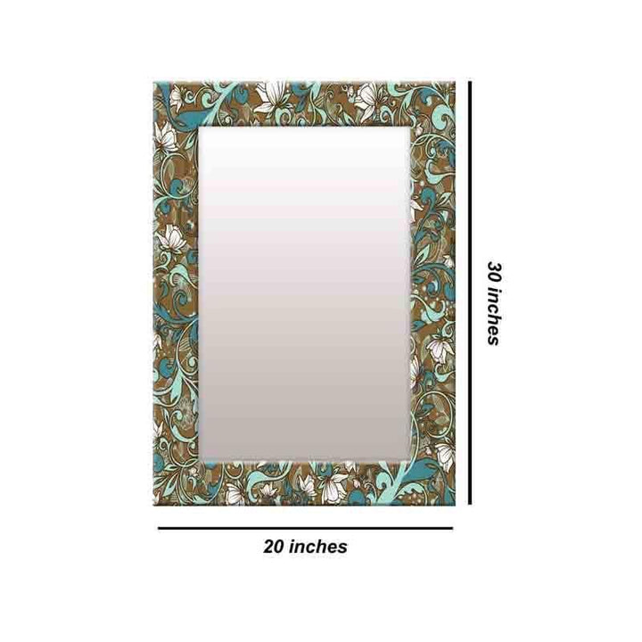Buy Fleur Mirror - Brown at Vaaree online | Beautiful Wall Mirror to choose from