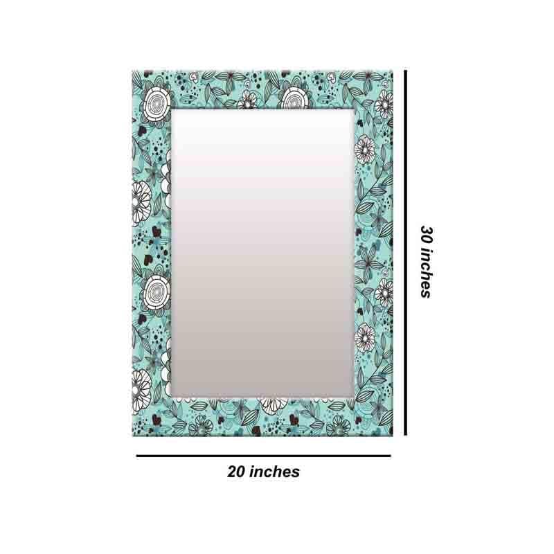 Buy Flower Shower Mirror - Blue at Vaaree online | Beautiful Wall Mirror to choose from