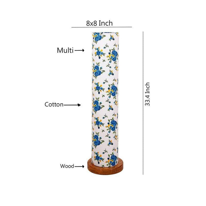Buy Blue Flora Pillar Lamp at Vaaree online | Beautiful Floor Lamp to choose from