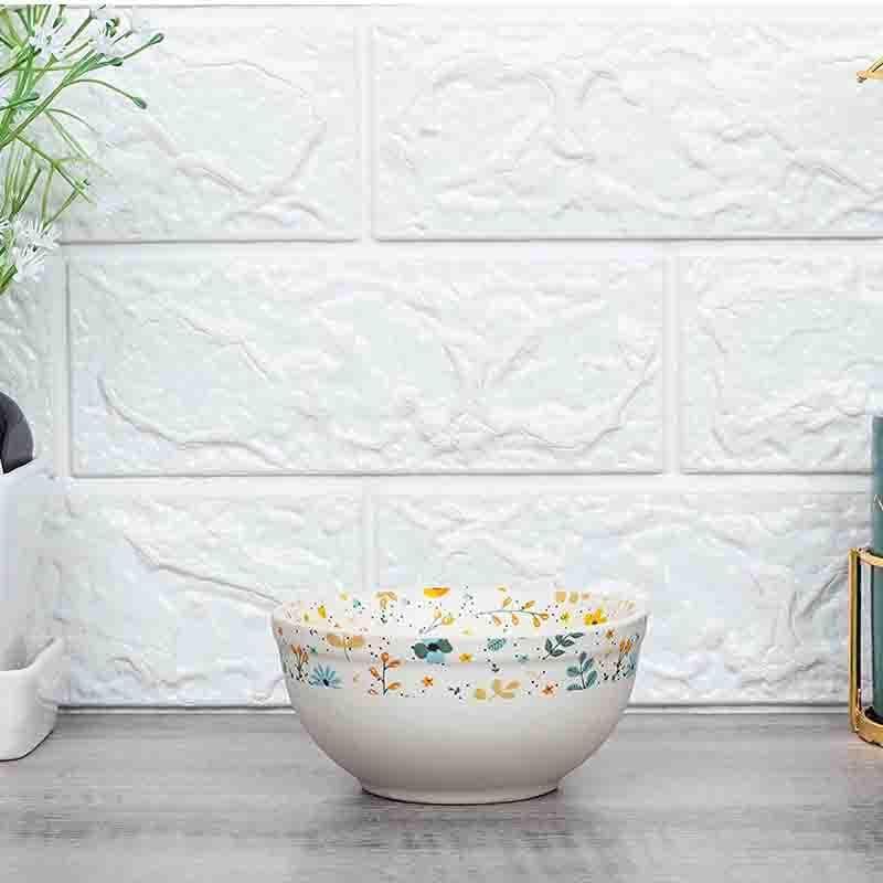 Buy Sunflower Ceramic Dining Bowl - Set Of Two at Vaaree online | Beautiful Bowl to choose from