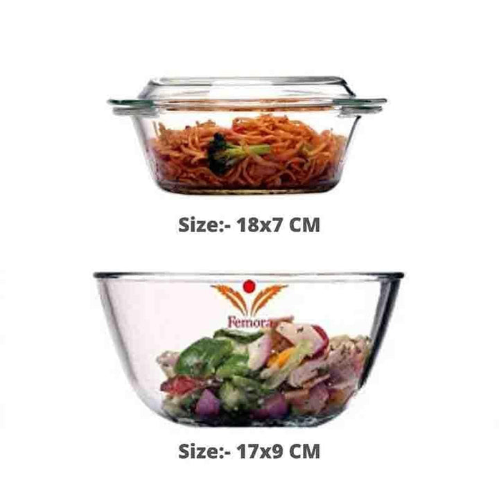 Buy Hyaline Mixing Bowl - Set Of Two at Vaaree online | Beautiful Bowl to choose from