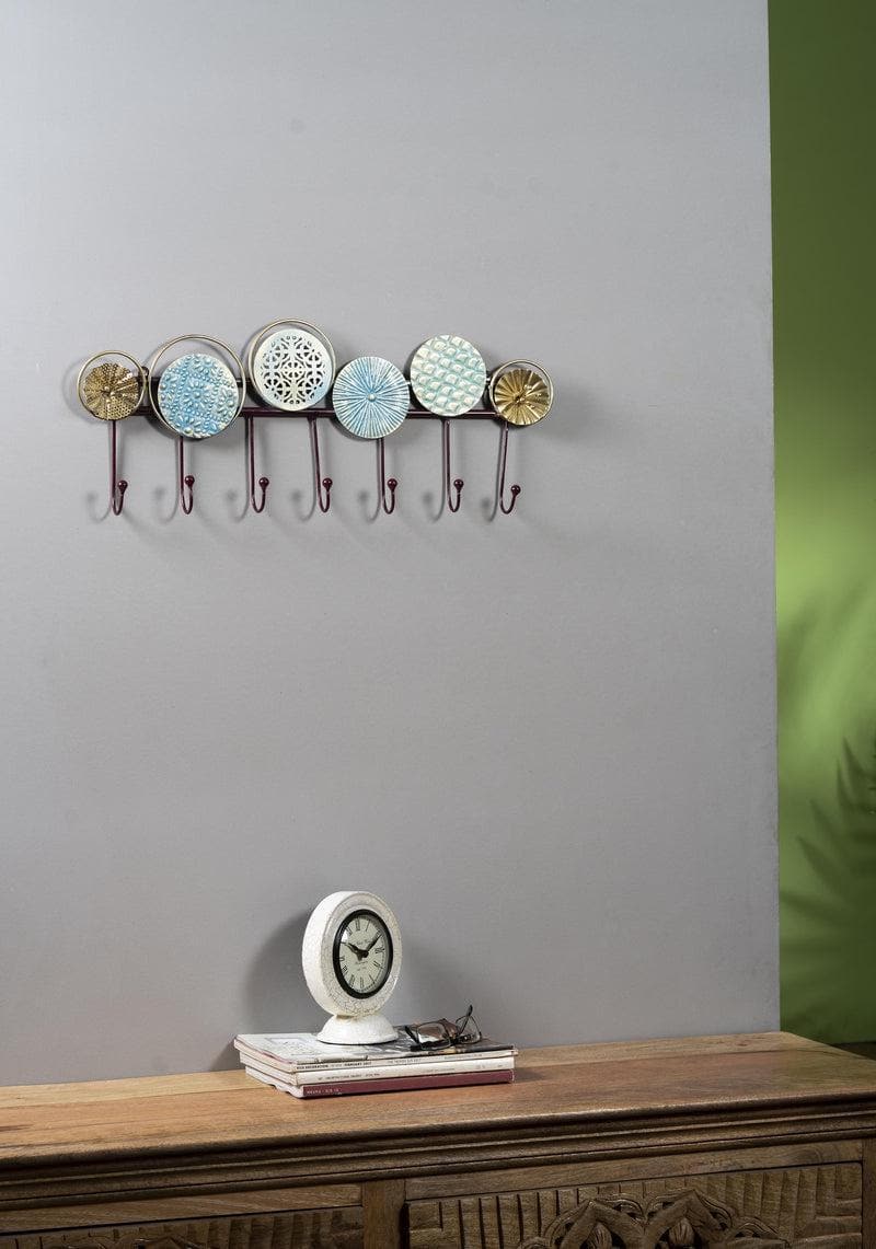 Buy Textured Circles Wall Hook at Vaaree online | Beautiful Hooks & Key Holders to choose from