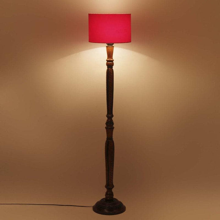 Buy Old School Floor Lamp - Red at Vaaree online | Beautiful Floor Lamp to choose from