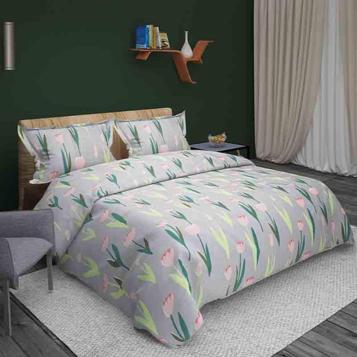 Buy Tulip Tales Bedsheet at Vaaree online | Beautiful Bedsheets to choose from