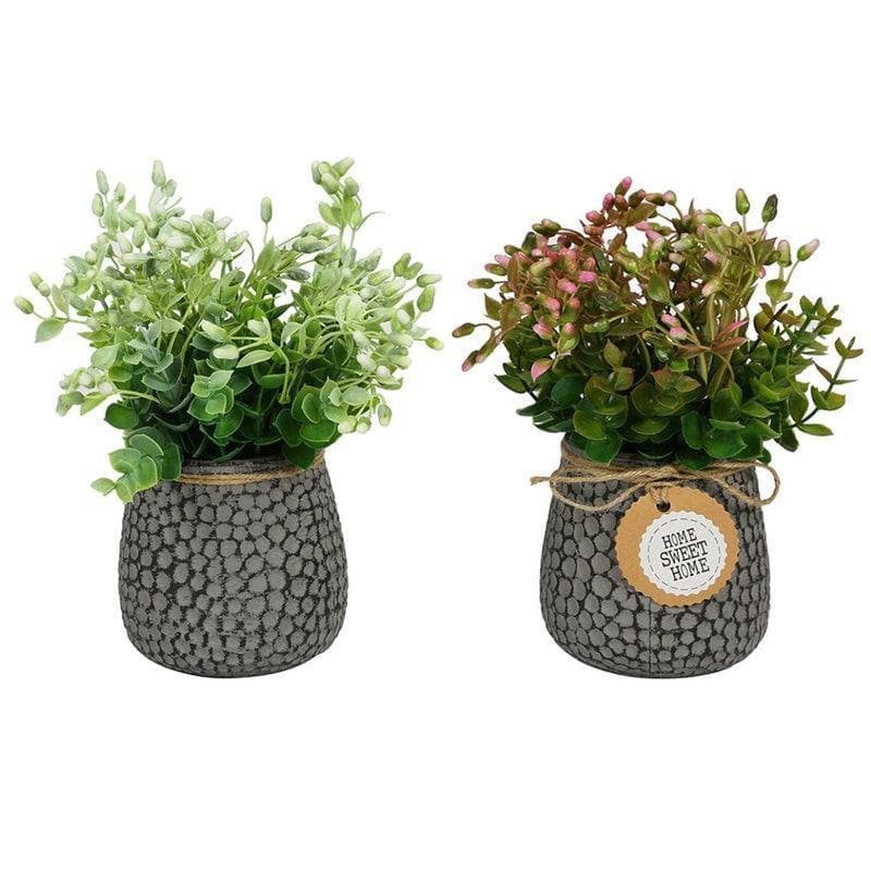 Buy Hammered Grey Pot & Planter- Set Of Two at Vaaree online | Beautiful Showpiece to choose from