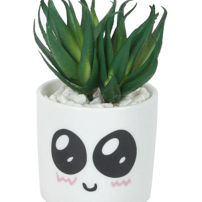 Buy Puppy Eyes Emoji Plant Pot & Planter at Vaaree online | Beautiful Faux Plant to choose from
