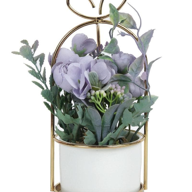 Buy Faux Lavender Roses Plant & Pot at Vaaree online | Beautiful Faux Plant to choose from