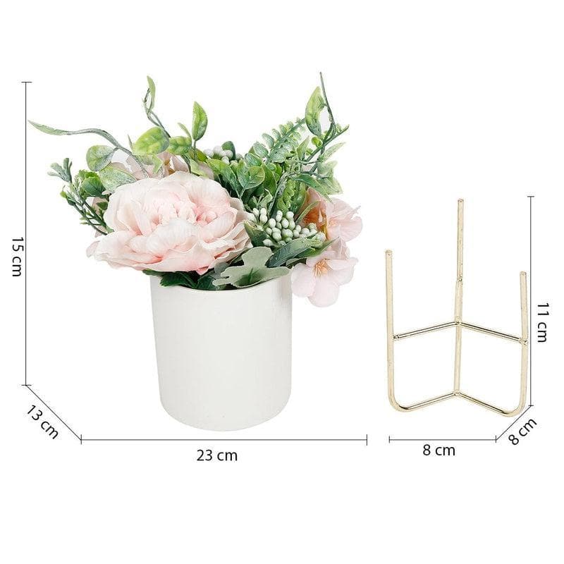 Buy Wispy White Pot With Faux Flowers at Vaaree online | Beautiful Faux Plant to choose from