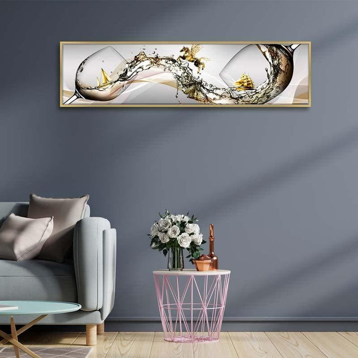 Buy Tinkling Glasses Wall Art at Vaaree online | Beautiful Wall Art & Paintings to choose from