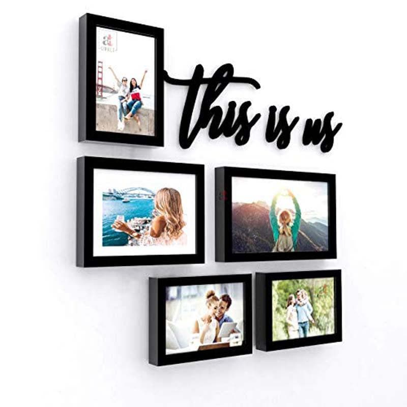 Buy This Is Us Photo Frame - Set Of Five at Vaaree online | Beautiful Photo Frames to choose from