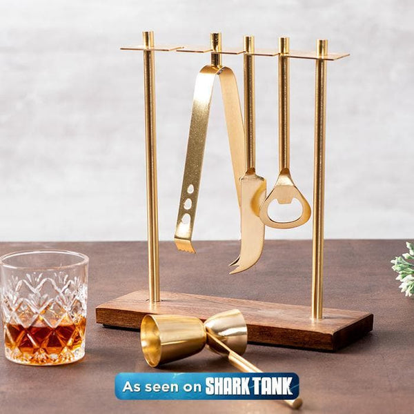Buy Bartender Tools (Gold) - Set Of Four at Vaaree online | Beautiful Barware Tools to choose from