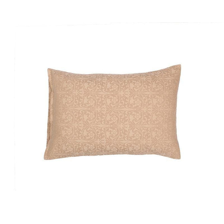 Buy Floral Mesh Bedcover Set- Beige at Vaaree online | Beautiful Bedcovers to choose from