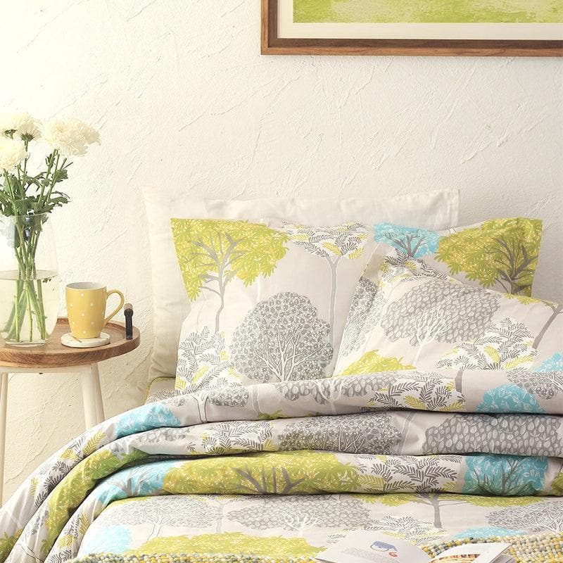 Buy Merry Sequoia Bed Set- Green at Vaaree online | Beautiful Bedding Set to choose from