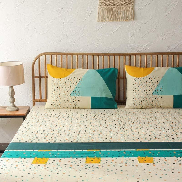 Buy Confetti Shapes Bedsheet at Vaaree online | Beautiful Bedsheets to choose from