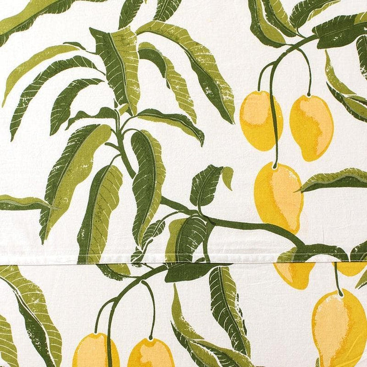 Buy Mango Mania Bedsheet- Yellow at Vaaree online | Beautiful Bedsheets to choose from