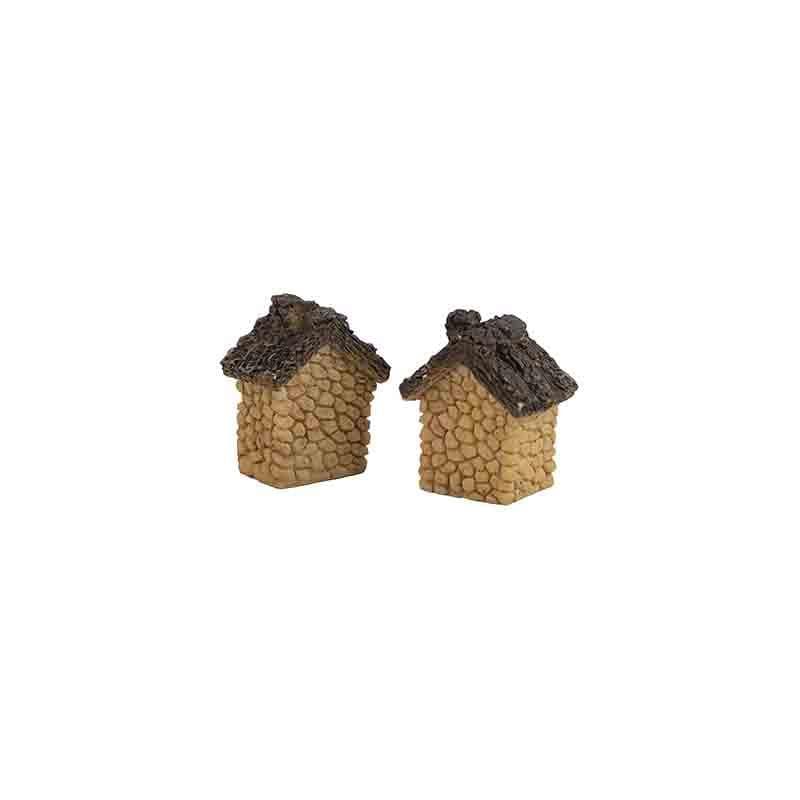 Buy Vintage Huts Garden Showpiece - Set Of Two at Vaaree online | Beautiful Accent Piece to choose from