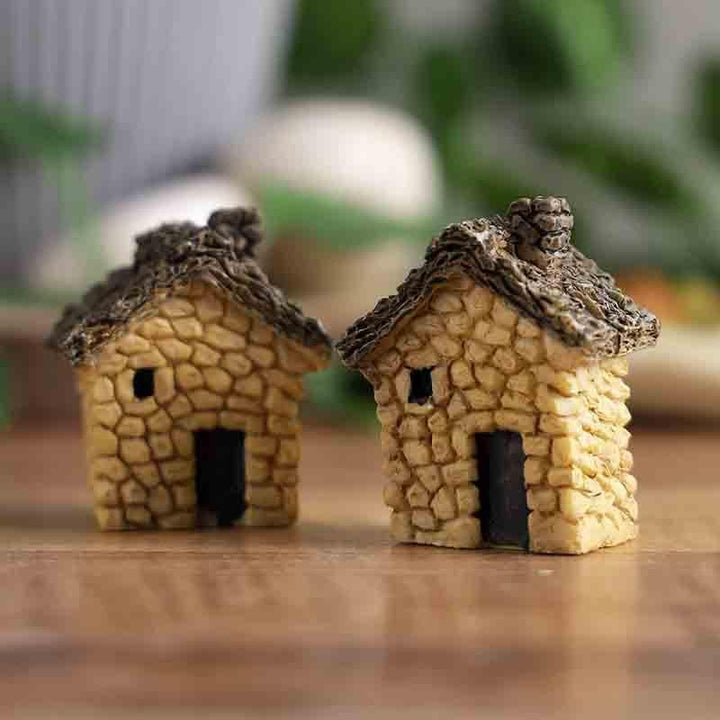 Buy Vintage Huts Garden Showpiece - Set Of Two at Vaaree online | Beautiful Accent Piece to choose from