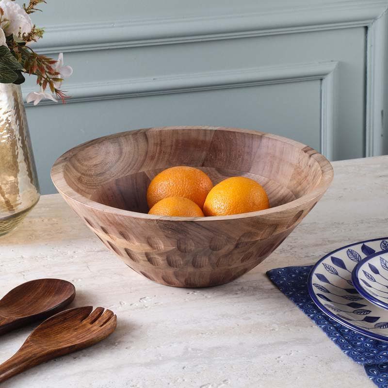 Buy Dimpled Salad Bowl- Large at Vaaree online | Beautiful Bowl to choose from