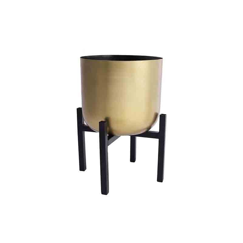 Buy Gold Glory Planter With Stand at Vaaree online | Beautiful Pots & Planters to choose from