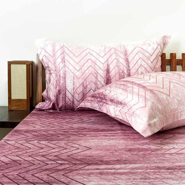 Buy Ombre Charm Printed Bedsheet - Purple at Vaaree online | Beautiful Bedsheets to choose from