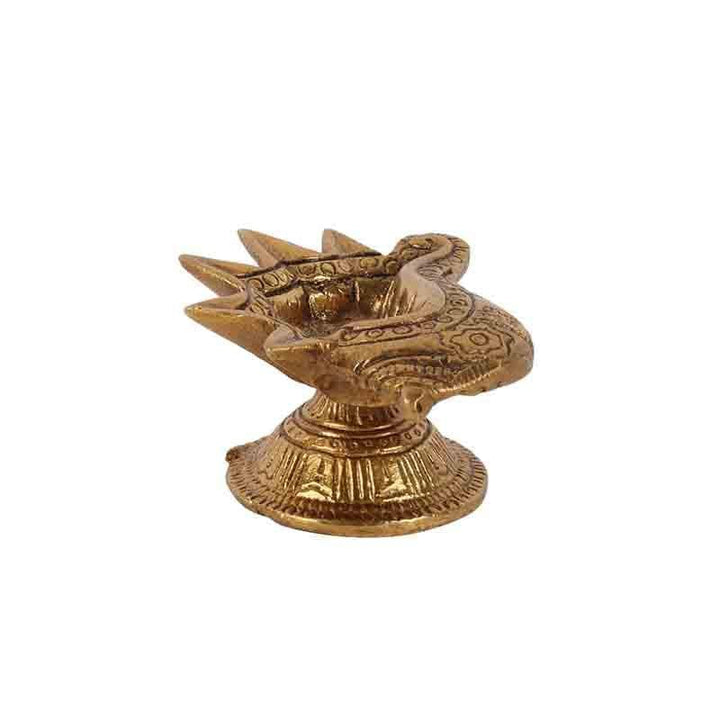 Buy Shell Brass Diya at Vaaree online | Beautiful Diyas to choose from