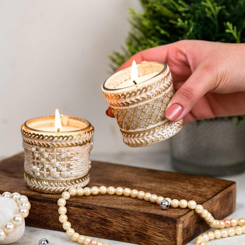 Buy Classic Vintage Candles- Set Of Four at Vaaree online | Beautiful Candles to choose from