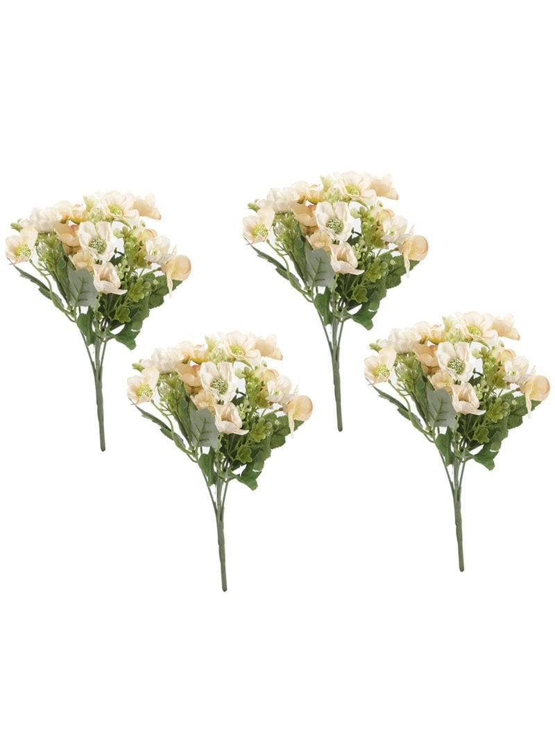 Buy Faux Orange Flower Stems - Set Of Four at Vaaree online | Beautiful Faux Plant to choose from