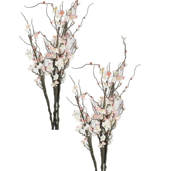 Buy Chic Faux Pink Chimonanthus Flowers - Set Of Two at Vaaree online | Beautiful Faux Plant to choose from