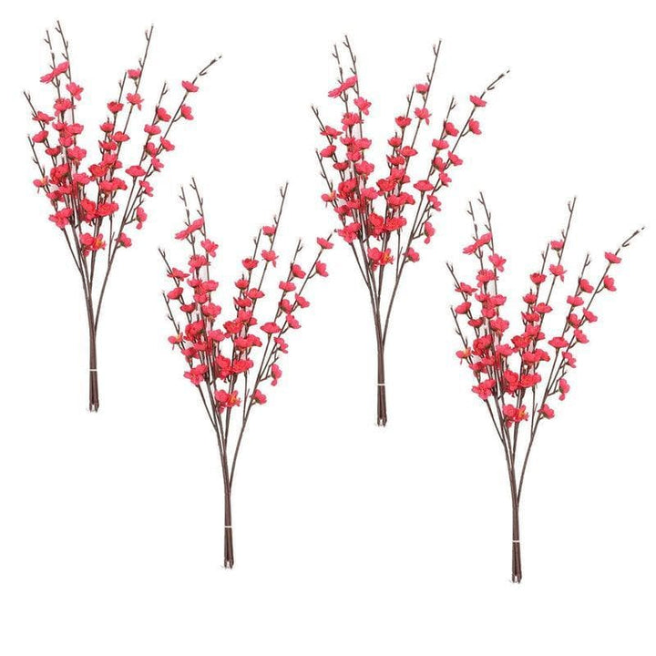 Buy Real Looking Forsythia Plum Faux Stem - Set Of Four at Vaaree online | Beautiful Faux Plant to choose from