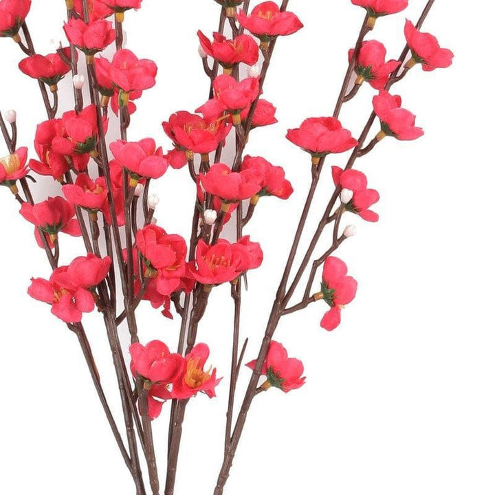 Buy Real Looking Forsythia Plum Faux Stem - Set Of Four at Vaaree online | Beautiful Faux Plant to choose from