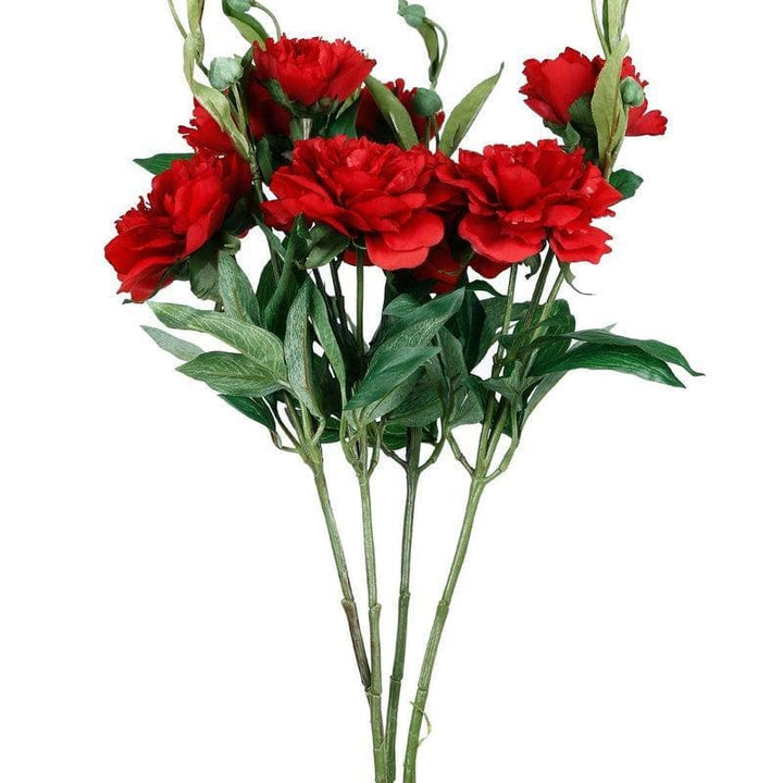 Buy Red Wild Rose Artificial Flowers - Set Of Two at Vaaree online | Beautiful Faux Plant to choose from