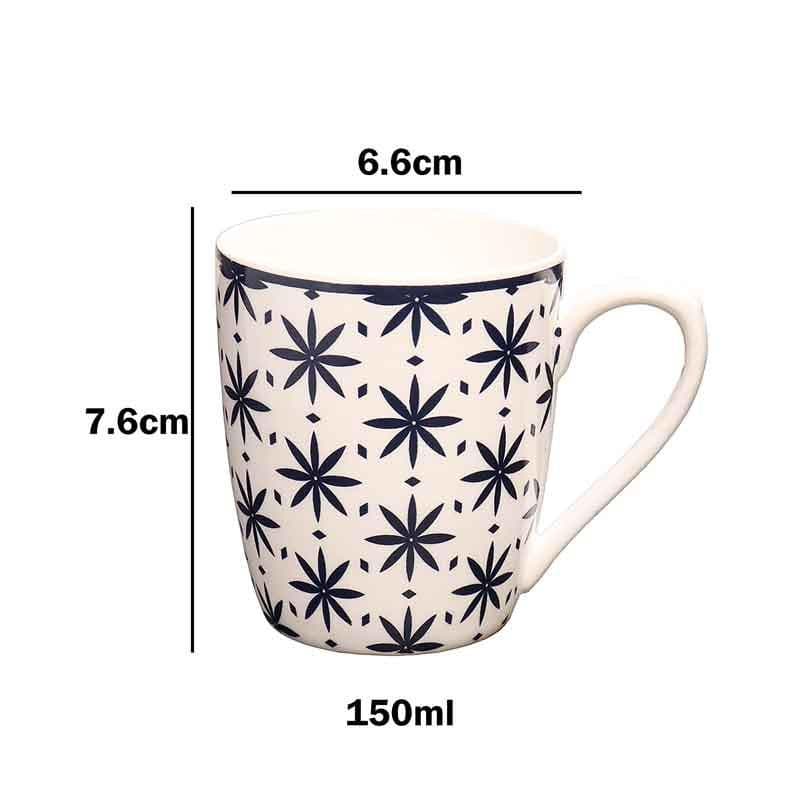 Buy Floret Coffee Cups (160 ML) - Set of Six at Vaaree online | Beautiful Tea Cup to choose from