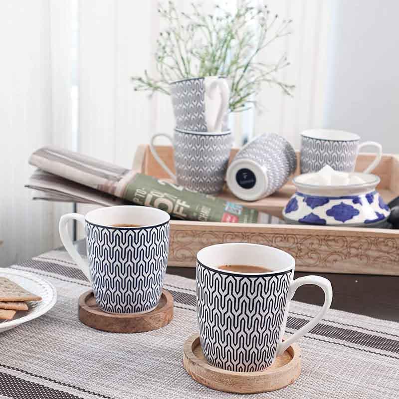 Buy Blue High on Tea Mug (160 ML) - Set of Six at Vaaree online | Beautiful Tea Cup to choose from