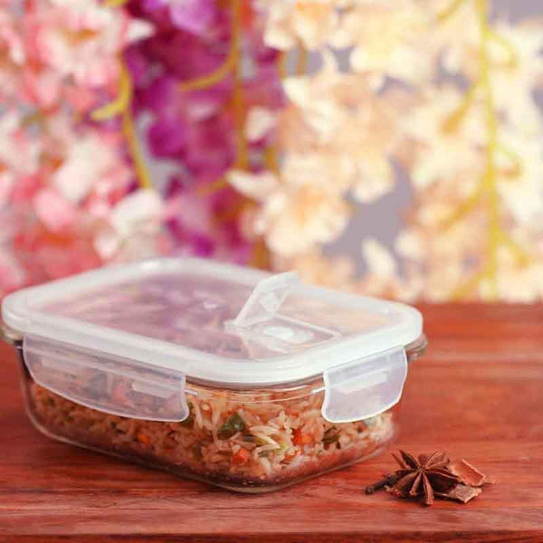 Buy Time for Lunch Container (Rectangular) - 1000 ML at Vaaree online | Beautiful Container to choose from