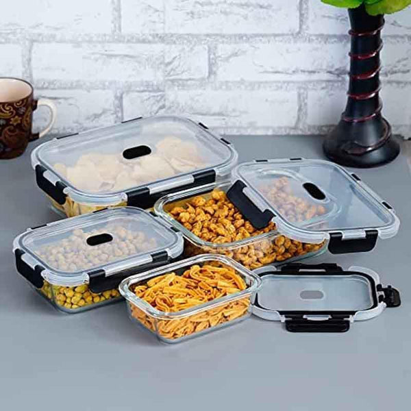 Buy Bon Appetit Lunch Box (400/620/1000/1500 ML) - Set of Four at Vaaree online | Beautiful Container to choose from