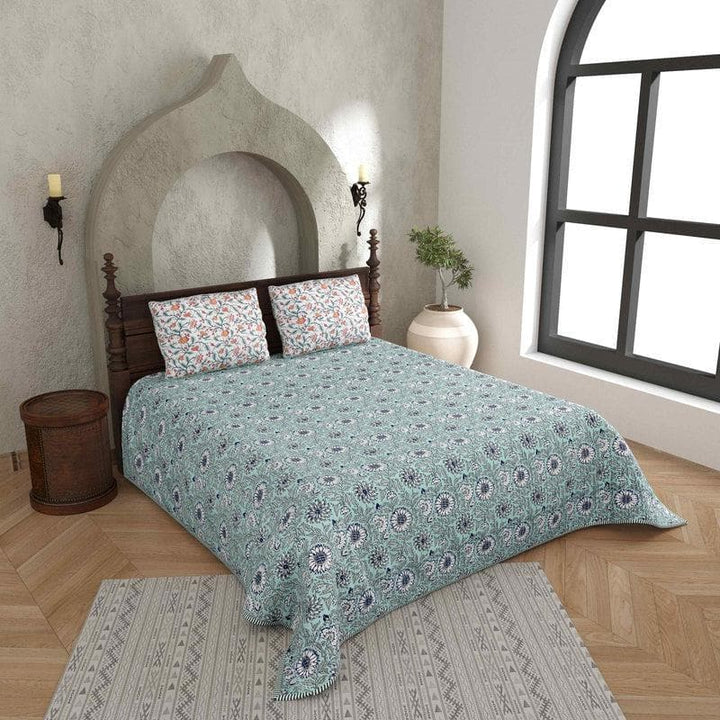 Buy Cotton Candy Quilted Bedcover at Vaaree online | Beautiful Bedcovers to choose from