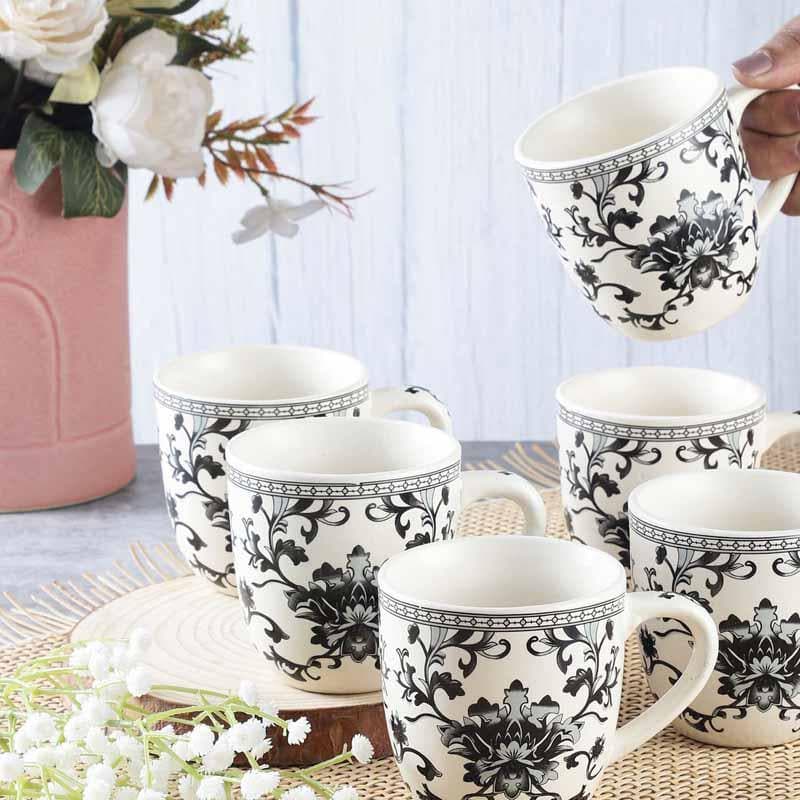 Buy Warli World Mug (White) - Set Of Six at Vaaree online | Beautiful Coffee & Tea Mug to choose from