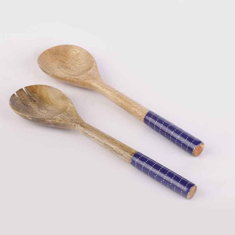 Buy Polka Dots Serving Spoon - Set Of Two at Vaaree online | Beautiful Salad Spoon to choose from
