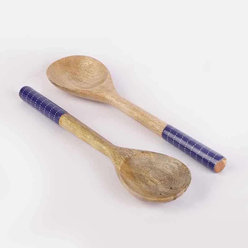 Buy Polka Dots Serving Spoon - Set Of Two at Vaaree online | Beautiful Salad Spoon to choose from