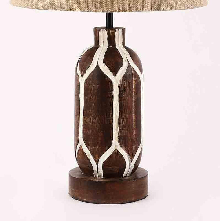Buy Walnut Fudge Table Lamp at Vaaree online | Beautiful Table Lamp to choose from