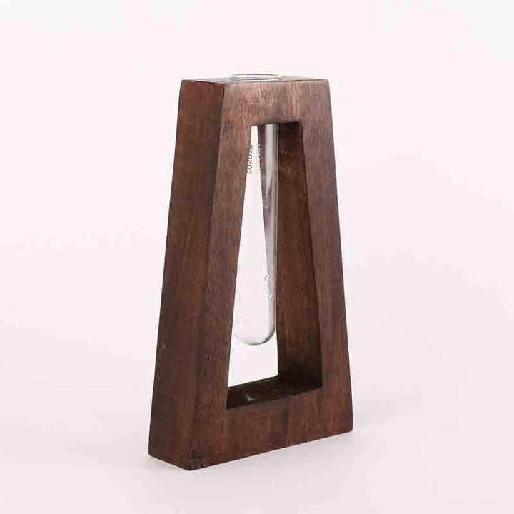 Buy Rhombus Testube Planter - Dark Brown at Vaaree online | Beautiful Vase to choose from