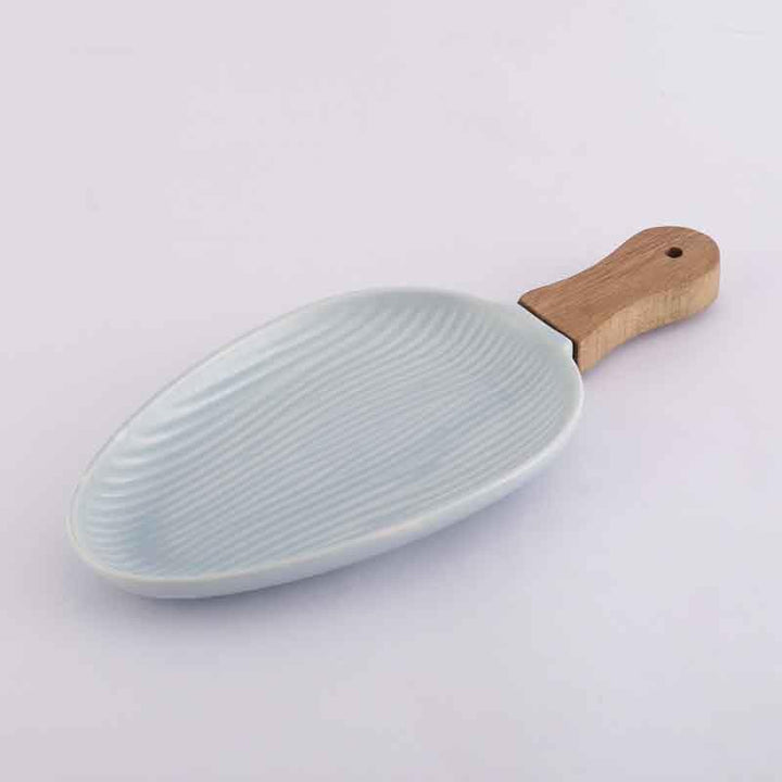 Buy Scoop Whoop Platter - Sky Blue at Vaaree online | Beautiful Serving Platter to choose from
