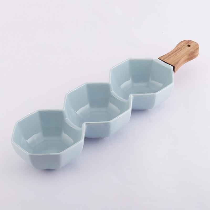 Buy Korean Octa Serving Platter - Sky Blue at Vaaree online | Beautiful Serving Platter to choose from
