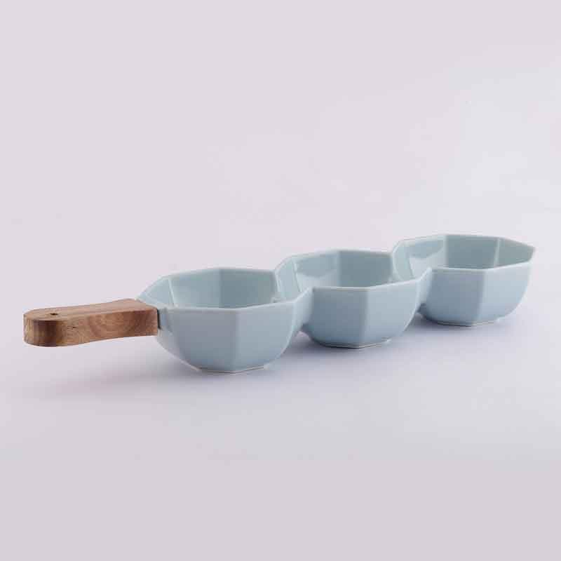 Buy Korean Octa Serving Platter - Sky Blue at Vaaree online | Beautiful Serving Platter to choose from