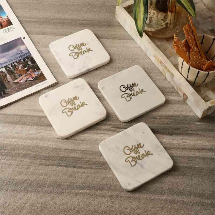 Buy Unwind Coaster - Set Of Four at Vaaree online | Beautiful Coaster to choose from
