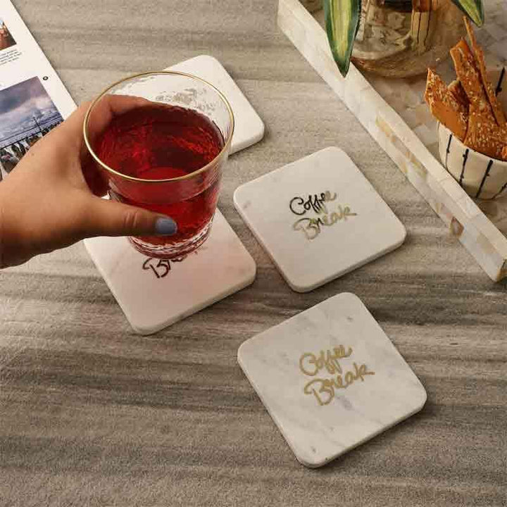 Buy Unwind Coaster - Set Of Four at Vaaree online | Beautiful Coaster to choose from