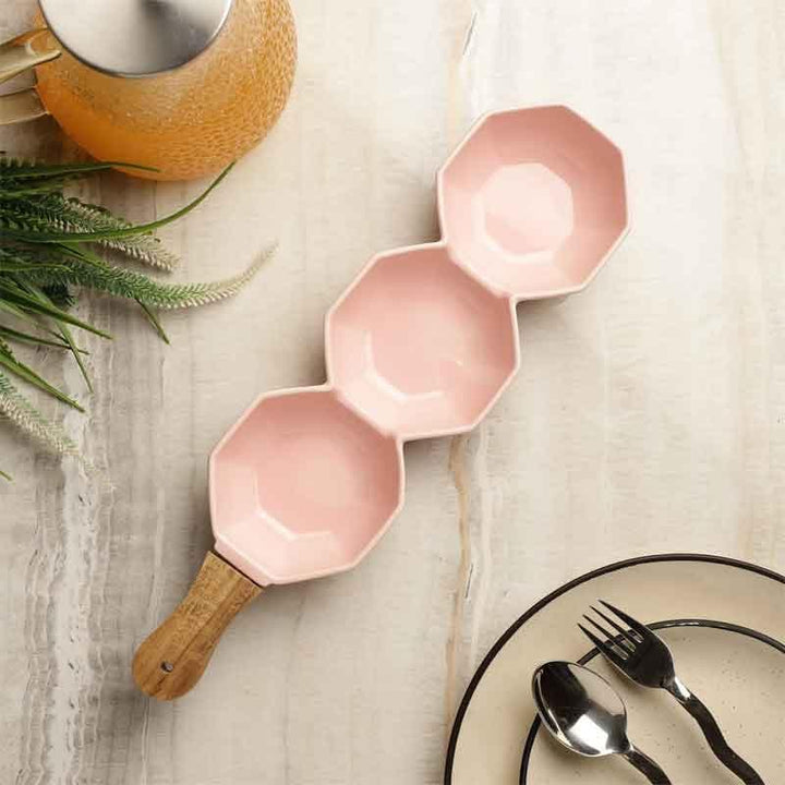 Buy Korean Octa Serving Platter - Pink at Vaaree online | Beautiful Serving Platter to choose from